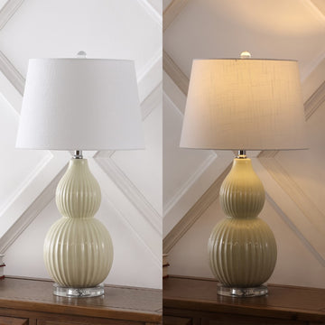 Thatcher 28.25" Ceramic LED Table Lamp - JONATHAN Y